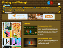 Tablet Screenshot of fireboynwatergirl.com